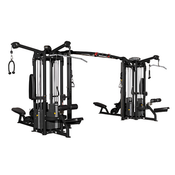 CMJ-6000-2 Jungle Gym 9 stations double module Hoist Noir mat