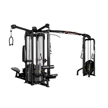 CMJ-6600-S Jungle Gym 6 stations Hoist Noir