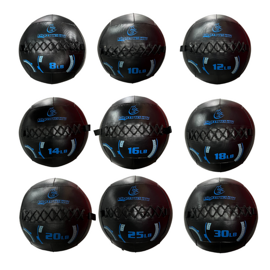 Set of Professional Gymnetic Wall Balls 8 to 30 lbs