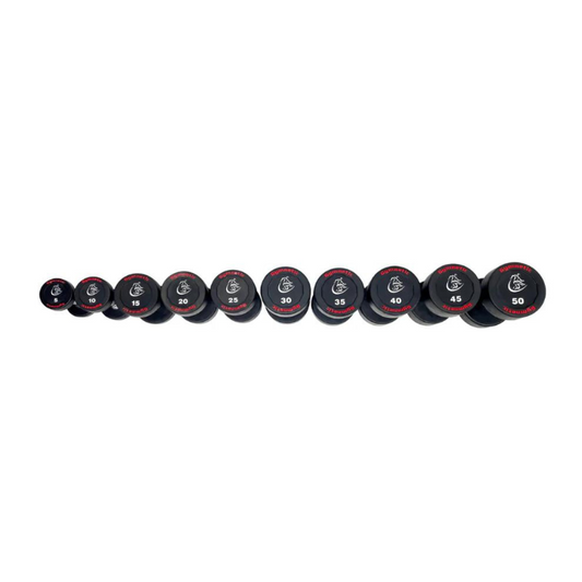 Gymnetic Professional Round Weight Set (7.5 to 52.5 LB)