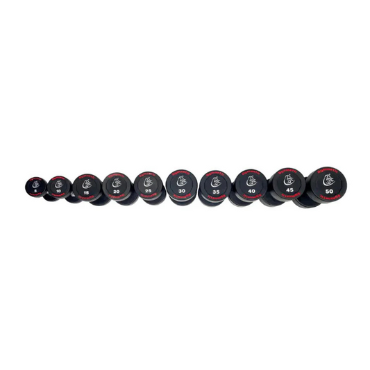 Ensemble de poids professionnels ronds Gymnetic (105 à 125 LB) - Body Gym équipements