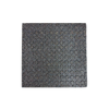 Tuile de caoutchouc Premium de 1m x 1m 3/4" noir et gris foncé
