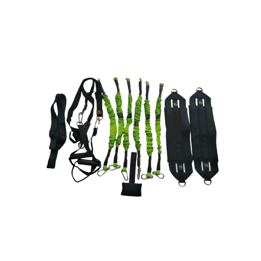Suspension trainer à 6 courroies (vert) - Body Gym équipements