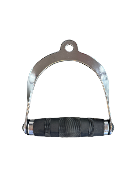 Poignee simple en metal avec revêtement en caoutchouc BG-18 de Gymnetic - Body Gym Équipements Canada