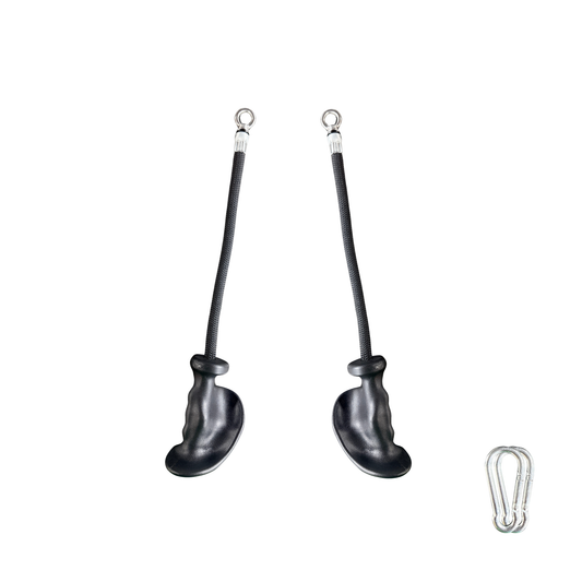 BG-19 Pair of ergonomic triceps ropes