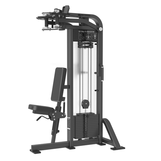 Appareil d'entraînement Pec fly et rear dealtoid BGHS02 Gymnetic - Body Gym Équipements Canada