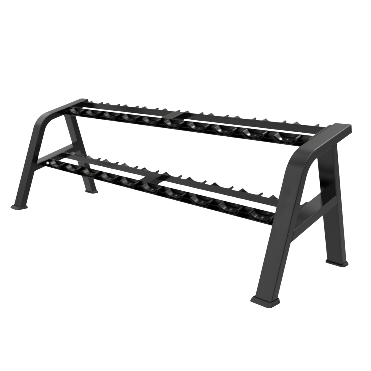 Support à poids ronds professionnels 2 étages (10 paires) BGTB49 - Body Gym Équipements Canada