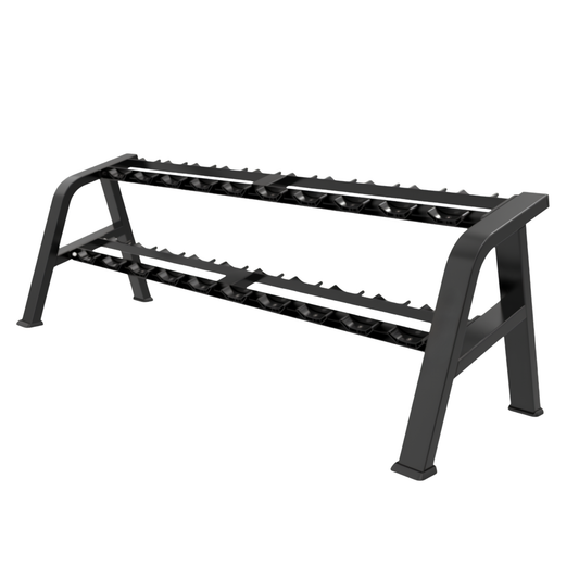 Support à poids ronds professionnels 2 étages (10 paires) BGTB49 - Body Gym Équipements Canada