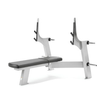 Banc d'entraînement Gymnetic avec supports pour plaques BGOPF - Body Gym Équipements Canada