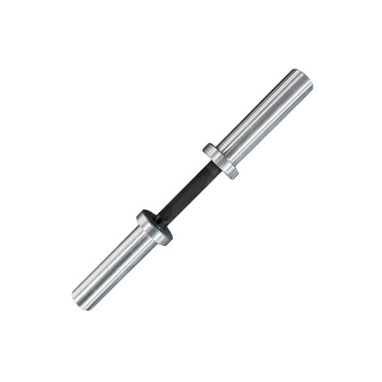 Barre courte Gymnetic de style dumbbell pour plaques olympiques - Body Gym Équipements Canada