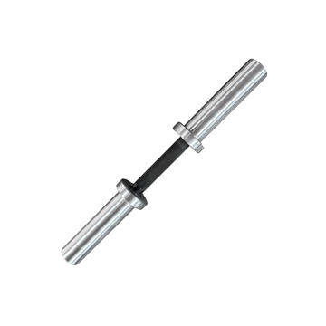 Barre courte Gymnetic de style dumbbell pour plaques olympiques - Body Gym Équipements Canada