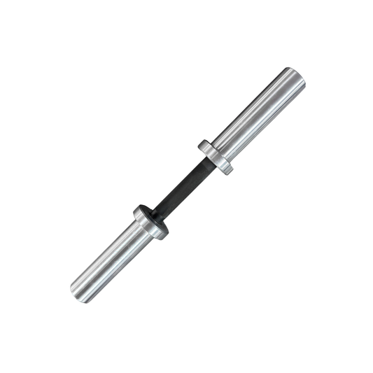 Barre courte Gymnetic de style dumbbell pour plaques olympiques - Body Gym Équipements Canada
