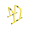 Paire de barres parallèles jaunes Gymnetic pour calistenics et gymnastique - Body Gym Équipements Canada