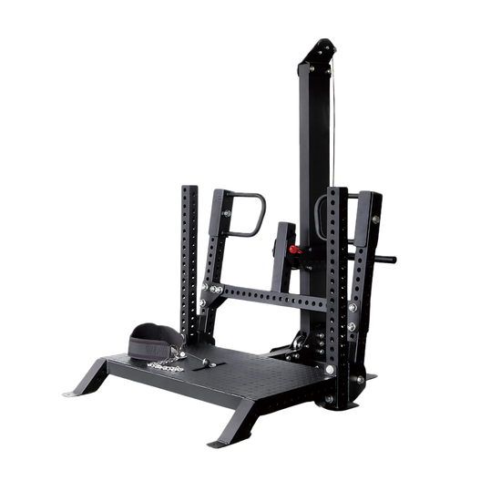 Machine pour squats assistés par poulie (belt squat) Gymnetic - Body Gym Équipements Canada