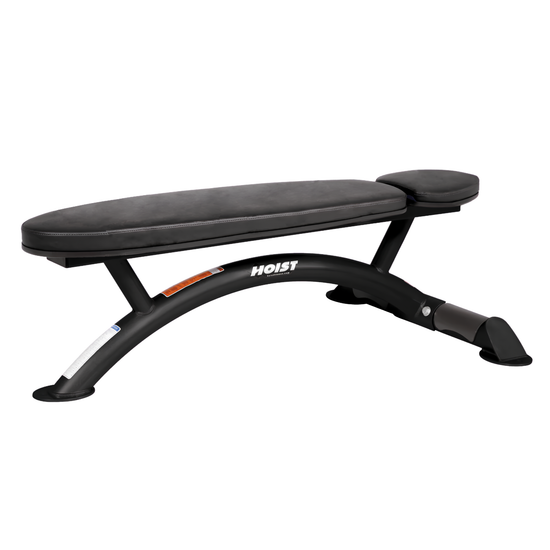 Banc d'entraînement plat CF-3163 Hoist noir - Body Gym Équipements Canada