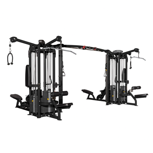 Dual Pod multi-station (9 postes) CMJ-6000-2 Hoist - Body Gym Équipements Canada