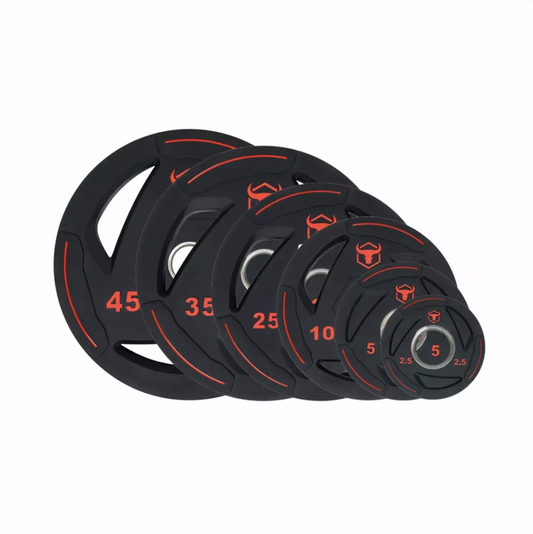 Ensemble de plaques de caoutchouc 2.5 à 45 lbs Ironbull (245 lbs) - Body Gym équipements