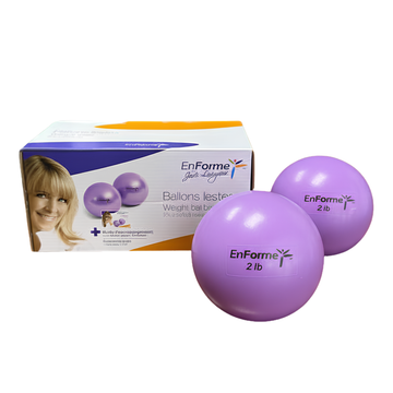 Ballons de pilates lestés 2 lbs JL