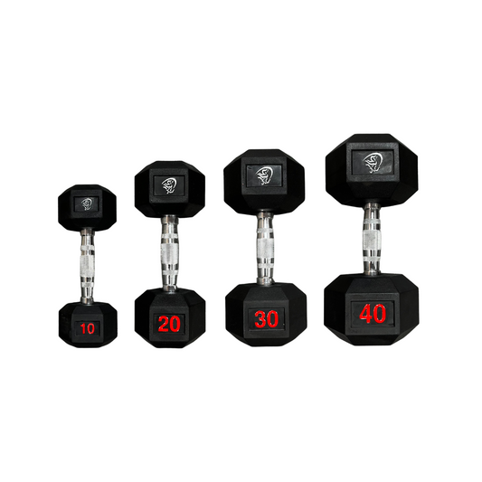 Premium Gymnetic 5 to 25 LB Hex Weight Set