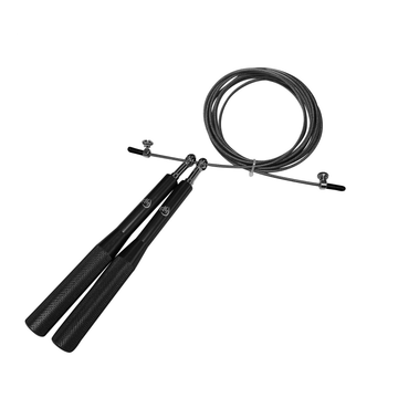 Corde à sauter (speed rope) noire Gymnetic