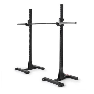 Squat stands H-Base commercial XM Fitness (chandelles) - Body Gym équipements