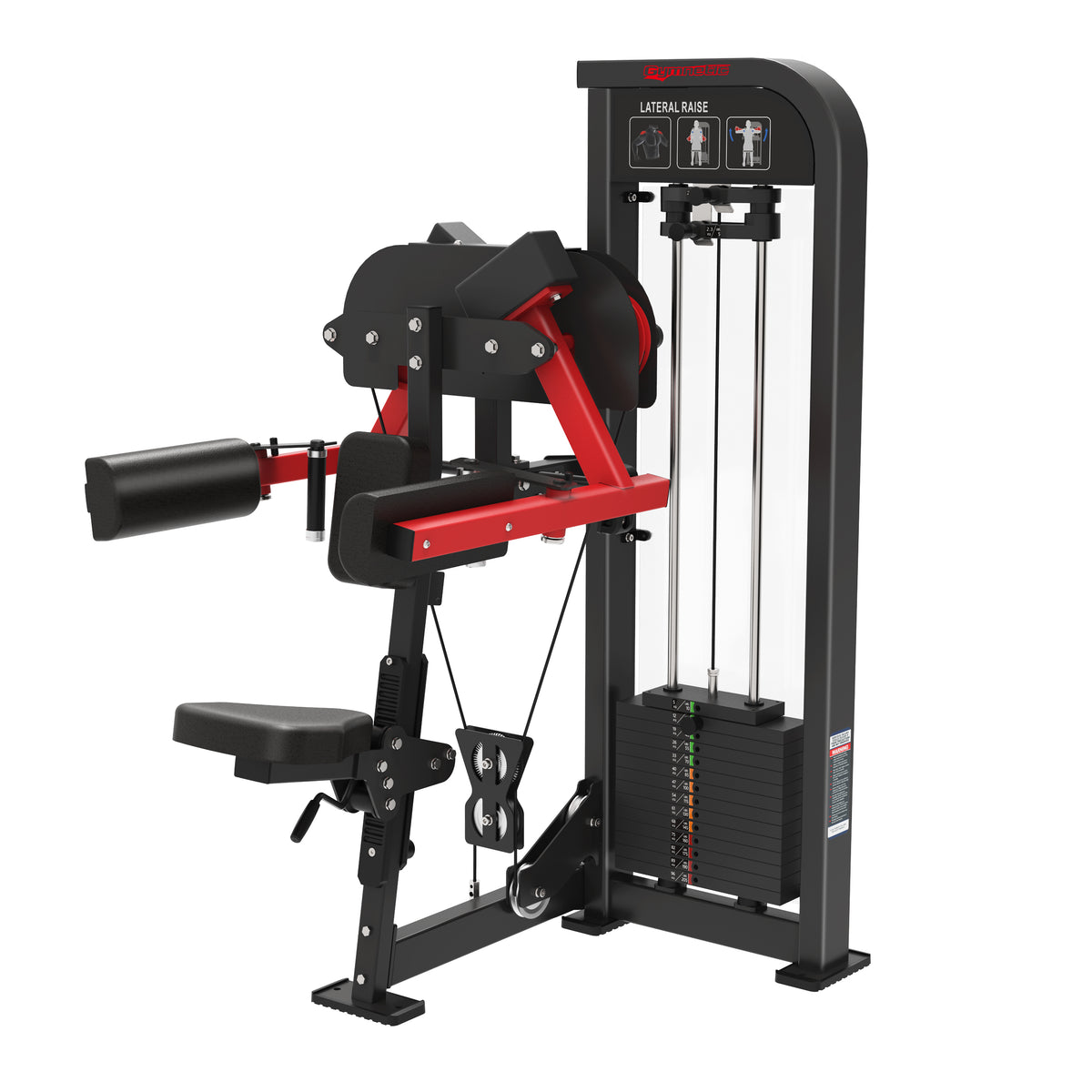 Machine d'exercice assise lateral raise BGHS05 Gymnetic - Body Gym Équipements Canada