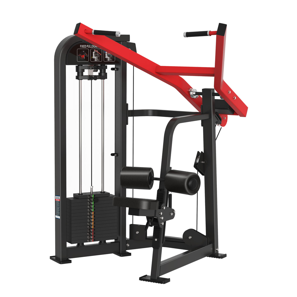 Lat pull down BGHS06 Gymnetic pour travail  des muscles dorsaux - Body Gym Équipements Canada