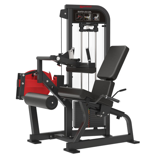 Machine d'entraînement pour les jambes BGHS14 Seated Leg Curl Gymnetic - Body Gym Équipements Canada