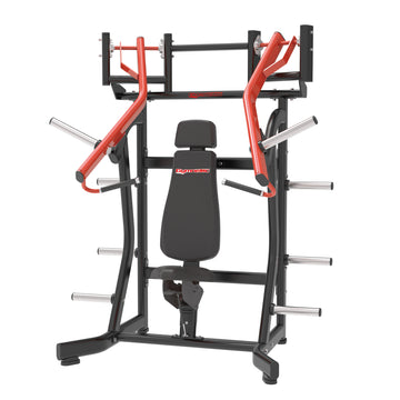 Machine d'entraînement à chargement de plaques Chest Press Horizontal BGTN01 Gymnetic - Body Gym Équipements Canada