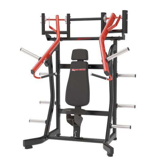 Machine d'entraînement à chargement de plaques Chest Press Horizontal BGTN01 Gymnetic - Body Gym Équipements Canada