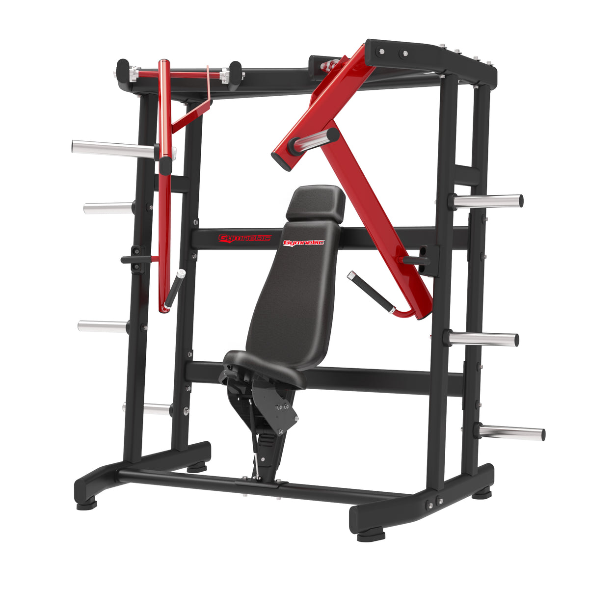 Machine d'entraînement pour pectoraux BGTN07 Decline Chest Press Gymnetic - Body Gym Équipements Canada