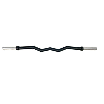 Barre de curl noire avec base large (fat z bar) - Body Gym équipements Canada