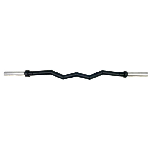 Barre de curl noire avec base large (fat z bar) - Body Gym équipements Canada