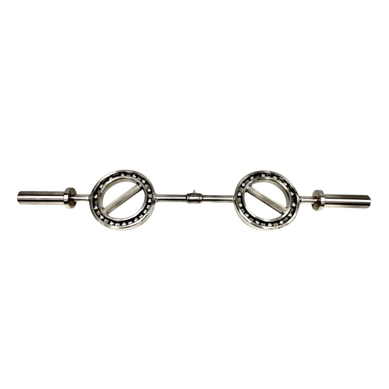 Barre olympique 360 OB chrome (barre avec poignées pivotantes) Gymnetic - Body Gym équipements Canada