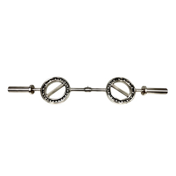 Barre olympique 360 OB chrome (barre avec poignées pivotantes) Gymnetic - Body Gym équipements Canada