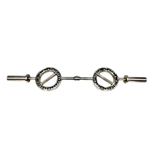 Barre olympique 360 OB chrome (barre avec poignées pivotantes) Gymnetic - Body Gym équipements Canada