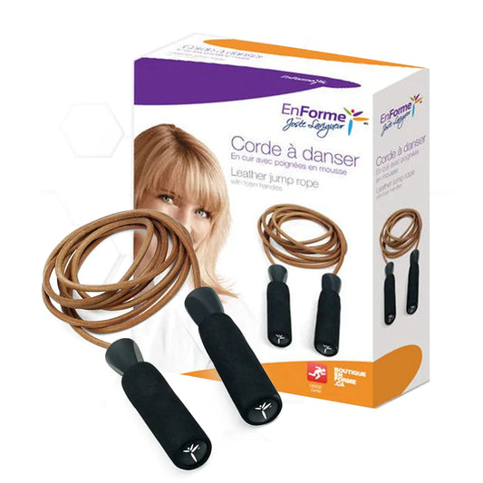 Leather skipping rope