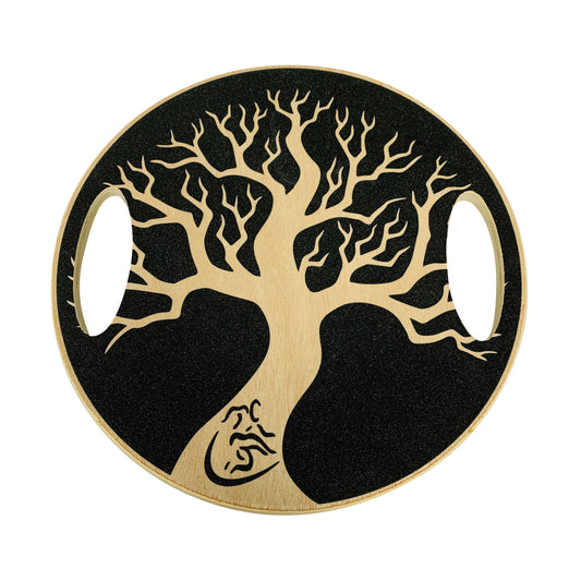 Round Balance Board with Gymnetic Tree Print